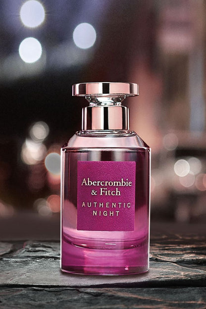 Authentic Night Mujer 100ml EDP Abercrombie & Fitch, fragancia femenina cautivadora