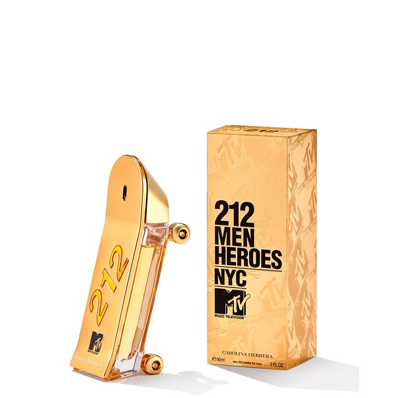 Caja 212 Heroes MTV Hombre 90ml EDT Carolina Herrera