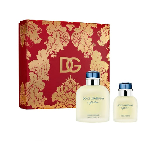 ESTUCHE DOLCE & GABANNA LIGHT BLUE HOMBRE 2 PZS 125ML EDT + 40ML EDT