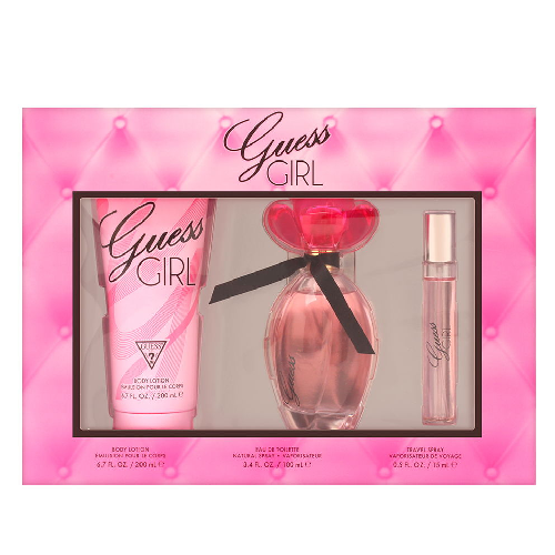 ESTUCHE GUESS GUESS GIRL MUJER 3PZS 100ML EDT + 15ML EDT + CREMA