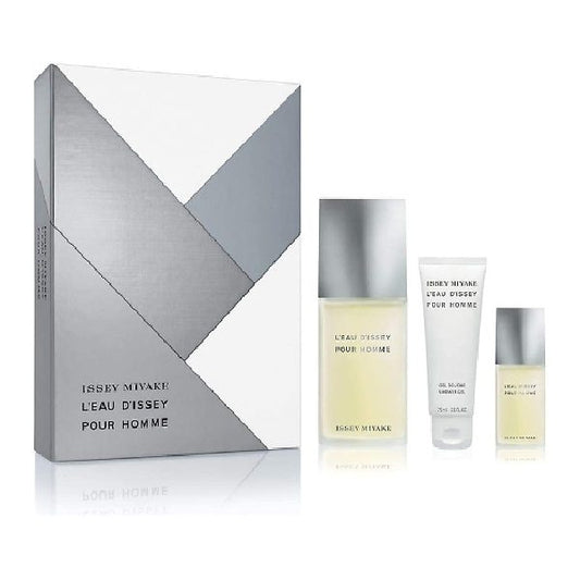 ESTUCHE ISSEY MIYAKE ISSY MIYAKE HOMBRE 3PZS 100ML EDT + 15ML EDT + GEL DE BAÑO