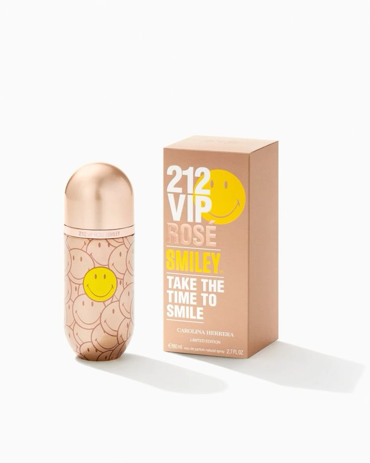 Caja 212 VIP Rose Smiley Mujer 80ml EDP Carolina Herrera